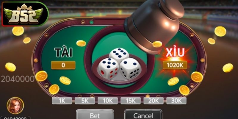Tài Xỉu Cược Phụ B52 - Nhận Định Xí Ngầu Thưởng Lớn 2 Các mức đặt cho tài xỉu cược phụ